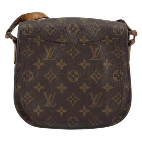 Authentic LOUIS VUITTON Monogram Saint Cloud MM Shoulder Bag M51243 LV - Picture 9 of 16